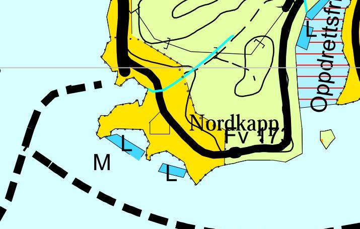 HONNINGSVÅG KIRKEGÅRD - UTVIDELSE 6 Fig 2: Dagens bruk av planområdet (fra Nordkart Geoservice AS) 2.