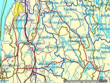 b) Gridding av saltbelastning