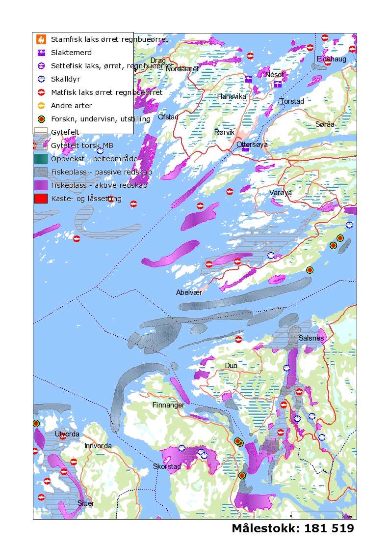 Fiskeridirektoratets kartverktøy Tilgjengelig for alle som har nytte av det både i næringsliv og til planformål.