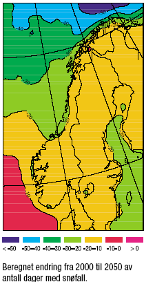 Reg Clim Klimaet i Norge mot 2100: Varmere, våtere noen ganger tørrere ikke så mye mer vind Temperatur Anslått at årlige gjennomnittstemperatur øker med mellom 2,5 C og 3,5 C, mest i innlandet og i