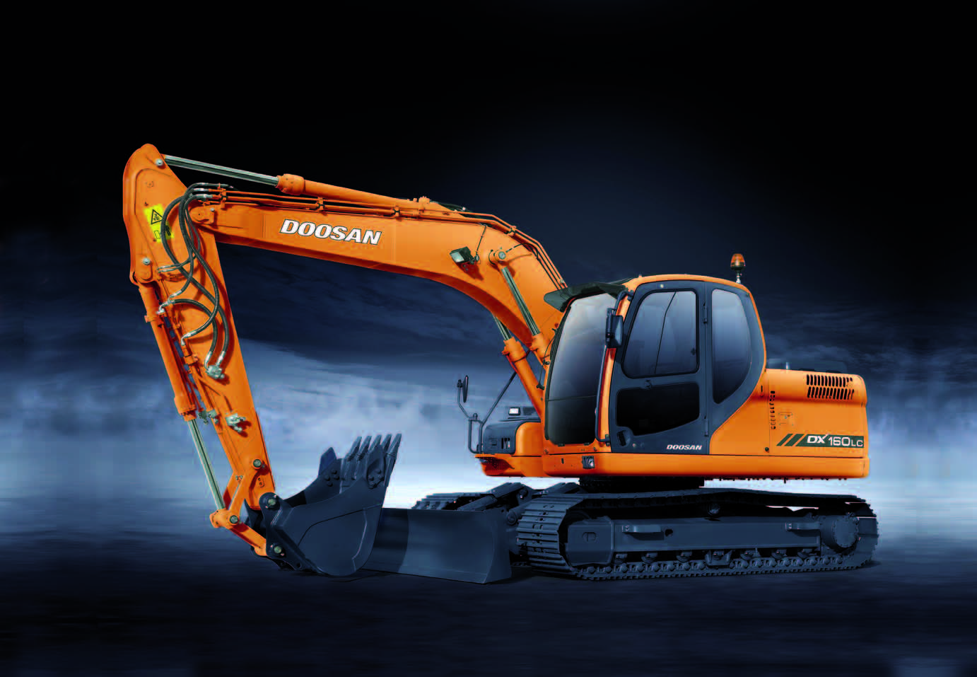 DOOSAN DX160LC hydraulisk gravemaskin: En ny modell Se på disse nyhetene!