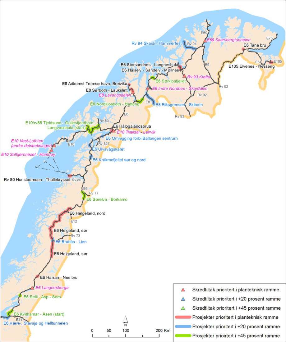 Vekstregioner Bruaktiviteten påvirkes av satsing knyttet til vekstregioner: Helgeland Bodø Salten Midtre