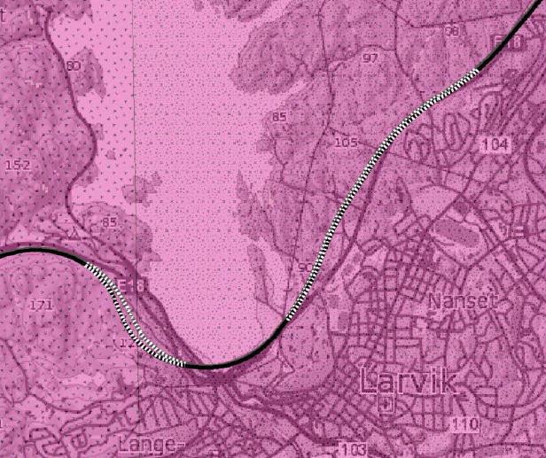 ligger i bergarter fra den sørvestre del av Oslofeltet, som ble dannet for 250-360 millioner år siden (karbon og perm).