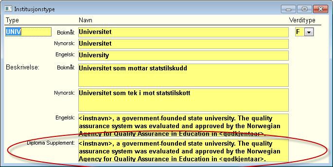 Ny vitnemålsmal Beskrivelse av