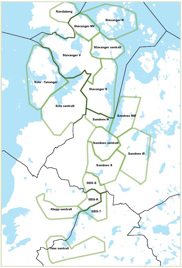 Rekkefølge i boligbygging som bidrar til høy måloppnåelse Byområdet delt i 18 boligsoner som er vurdert mot de foregående spørsmål. Prioritering av boligsoner med: 1.