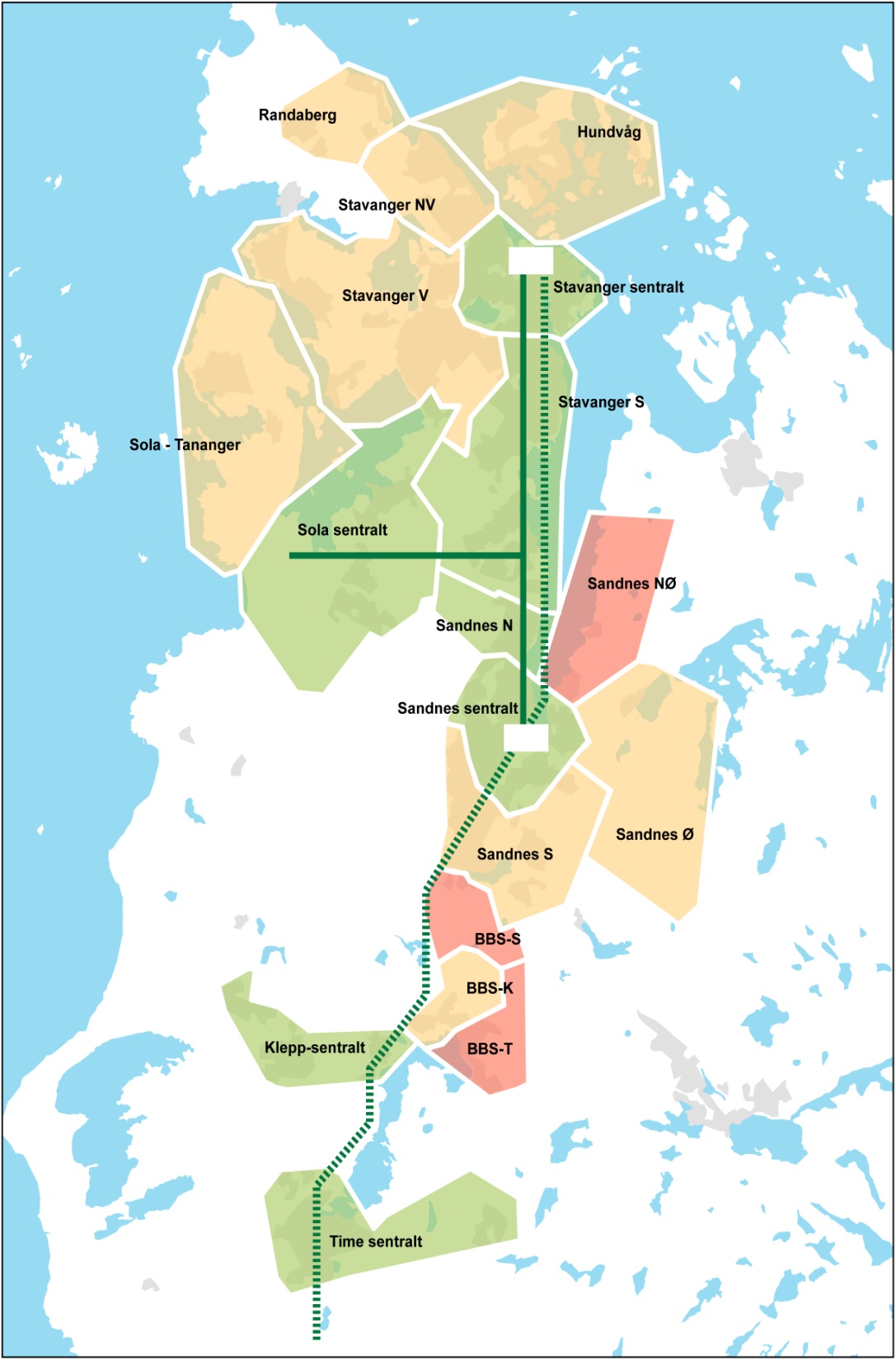 Sammenheng mellom utbygging av transportsystemet