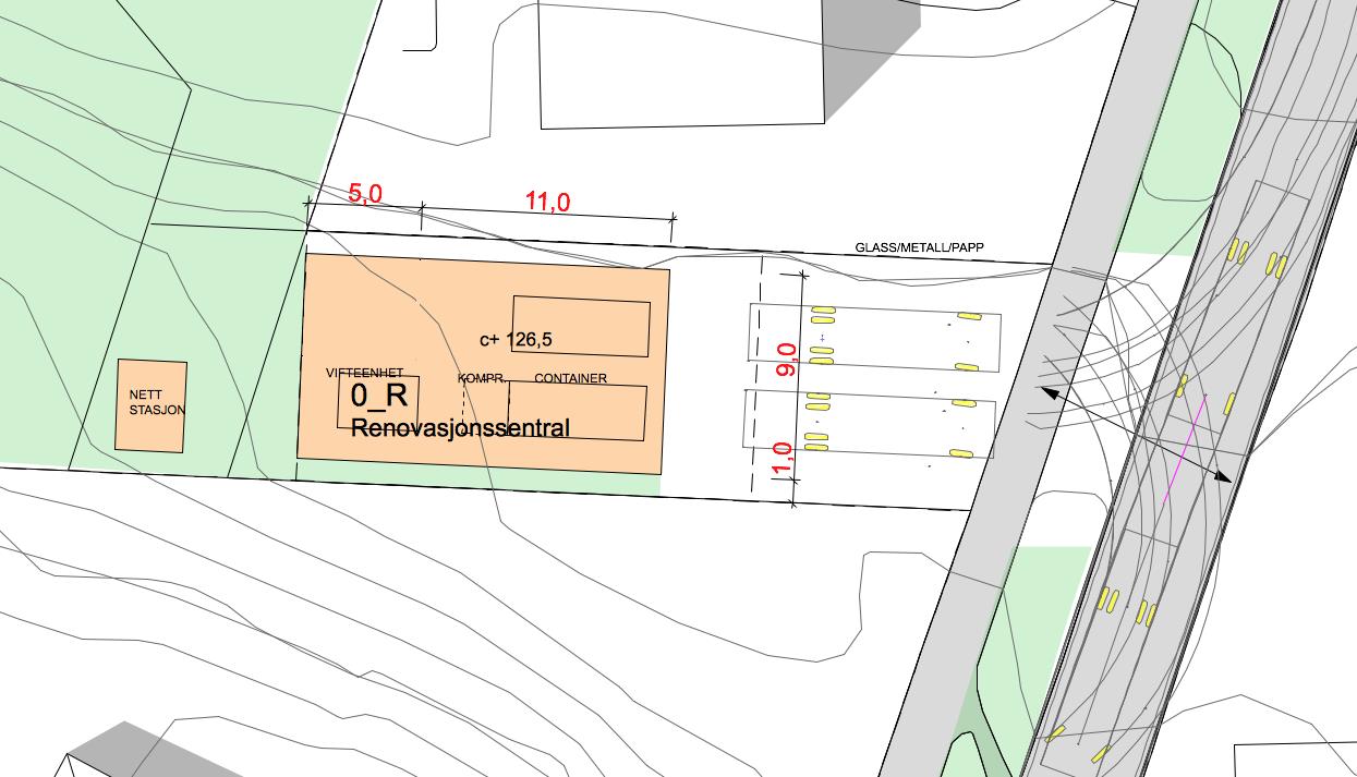 Anlegget skal utformes slik at det er fleksibelt i forhold til utbygging, endring av avfallsmengder og valg av kildesorteringsystem.