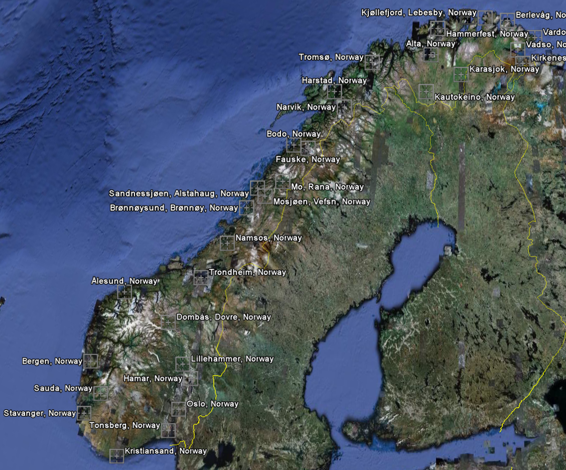 Forskningsnettet 2007: UNINETT/Banetele (10 ʎ) 2009: Broadnet (4 ʎ) 2011: Ishavslink (4 ʎ)