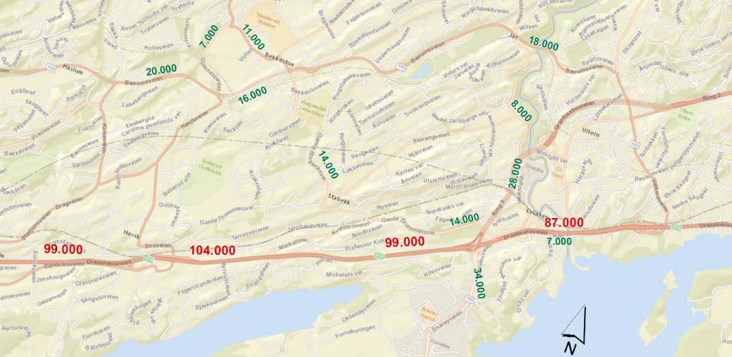 I dag er Markalléen stengt for gjennomkjøring i rushtiden om morgenen ved Høvik. Dette er nødvendig for at gjennomgangstrafikken mot øst skal følge E18.