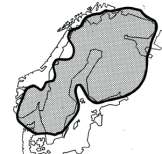 RYVINGENS GEOLOGISKE HISTORIE: Jordas nytid NEOGEN Fra i dag til 24 mill. år siden En lang rekke istider med flere hundre meter tykk is dekker hele Norge og strekker seg over Danmark og Storbritannia.