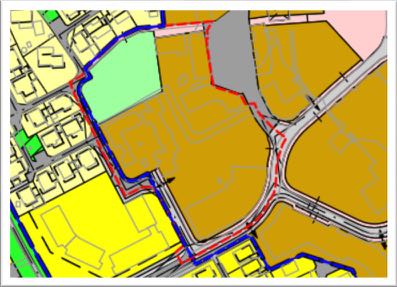 Planbeskrivelse 11 Der annet ikke er nevnt, skal alle 1.etasjer i ny bebyggelse ha minimumshøyde i forhold til tilstøtende gate på 4.2 meter brutto Fasader mot gate skal tilrettelegges slik at 1.