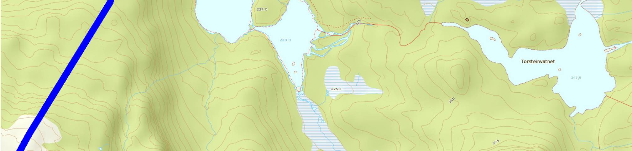 Side 5/27 anlegg. Tiltaket ligg på sørsida av Masfjorden, like aust for kommunesenteret Sandnes.