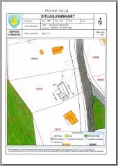 Situasjonsplan Situasjonskart benyoes som grunnlag for situasjonsplan som skal ligge ved alle bygge- og delesaker.