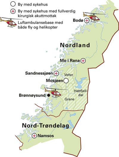 Helseforetaket og geografien.. Under 80.