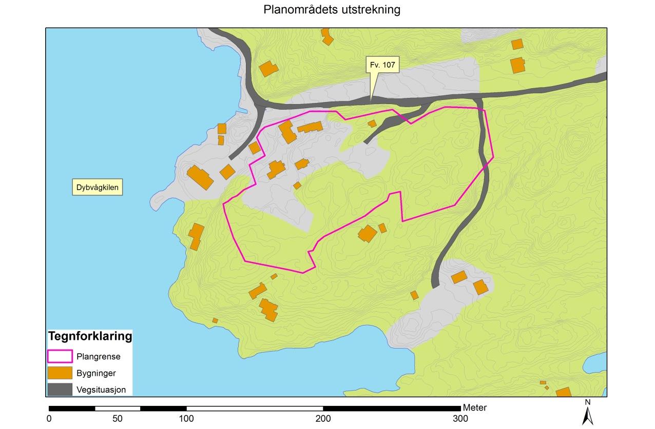 Vedlegg 1: Figur 1: Planområdets plassering