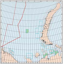 NOVAYA ZEMLJA BARENTS SEA 16 GREY ZONE 13 12 15 14 9 10 8 5 4 7 6 1 2 3 NARYAN MAR NEMETS AUTONOMOUS REGION 70 0 70 140 km Blocks of ongoing licences Blocks of proposed for auctions Blocks proposed