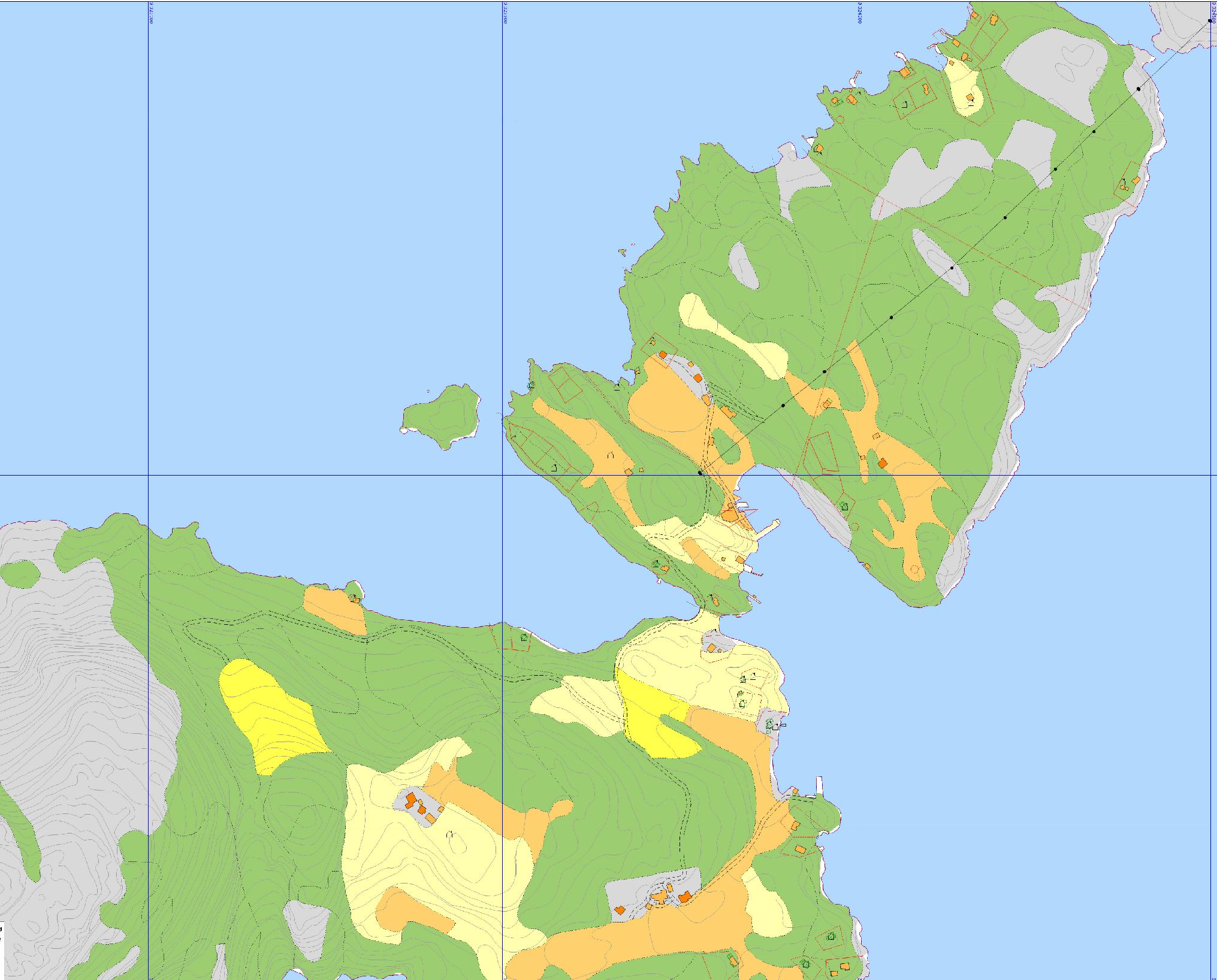 TEGNFORKLARING Eks. 22 kv-linje Rehabiliteres 22 kv-linje bygges i ny trasé. 22 kv-linje beholdes Eks. lavsp.linje Trafo ny / rives / beholdes. Trafo Mjødnasund Kontr.