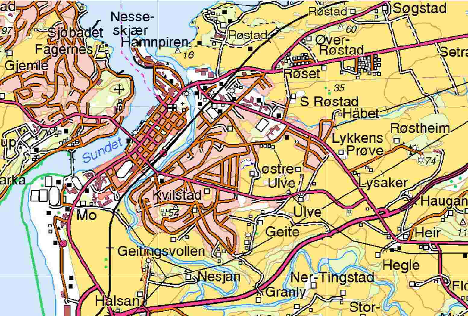 Tiltaksbeskrivelse: 1719/275/12, Ulve mellom/vestre - boligområde Dagens formål LNF Situasjonskart skogs 5 daa Foreslått formål Boligformål Forslagsstiller Grunneier ssikkerhet Området er i hovedsak