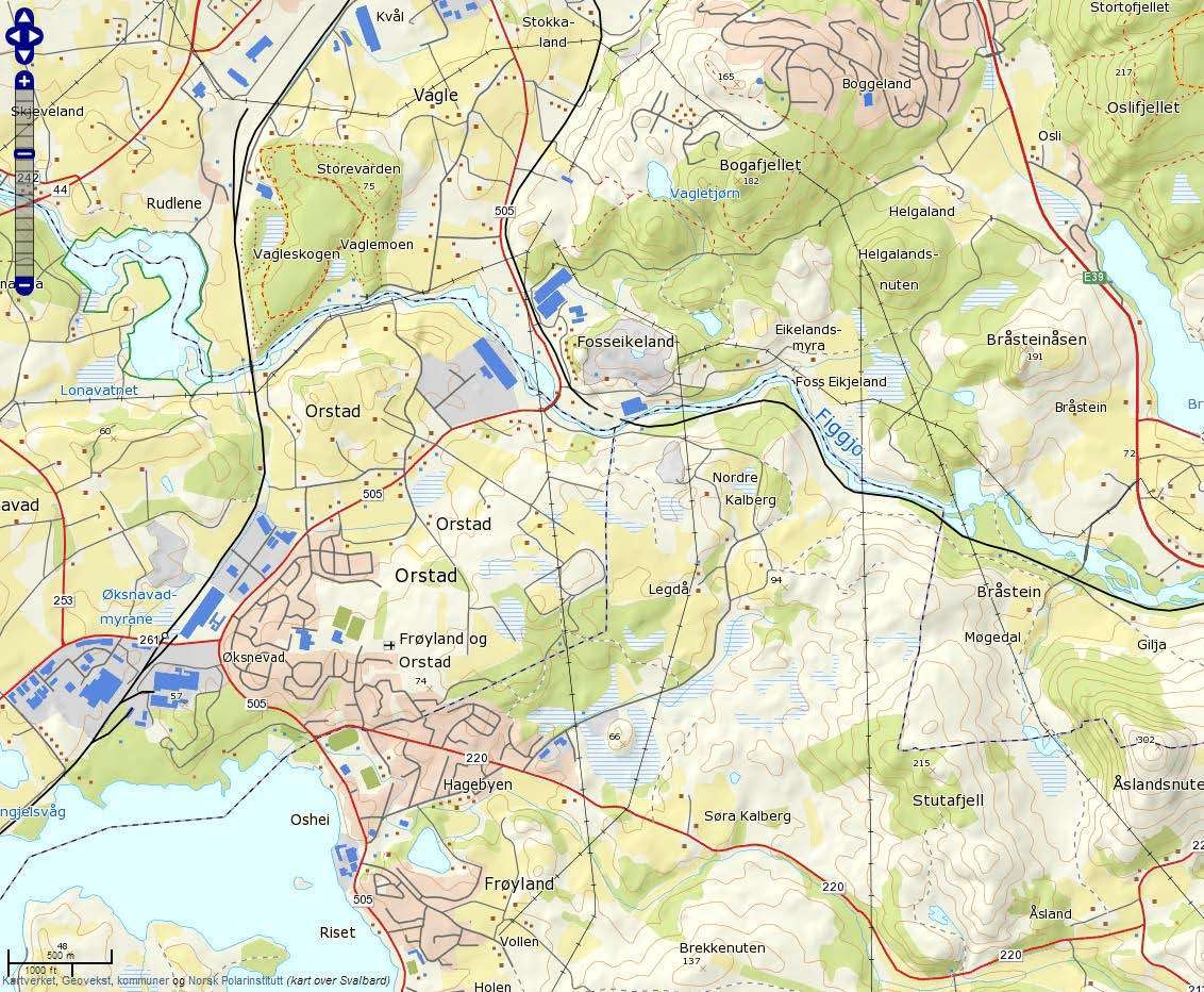 3 Oversiktskart Oversiktskart, kilde: www.norgeskart.