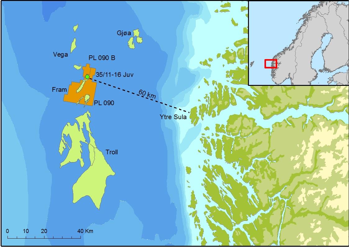 2.2 Bakgrunn I forkant av boringen av letebrønn i Nordsjøen er det utarbeidet en miljørisiko- og beredskapsanalyse. Miljørisikoanalysen er gjennomført som en full skadebasert analyse.