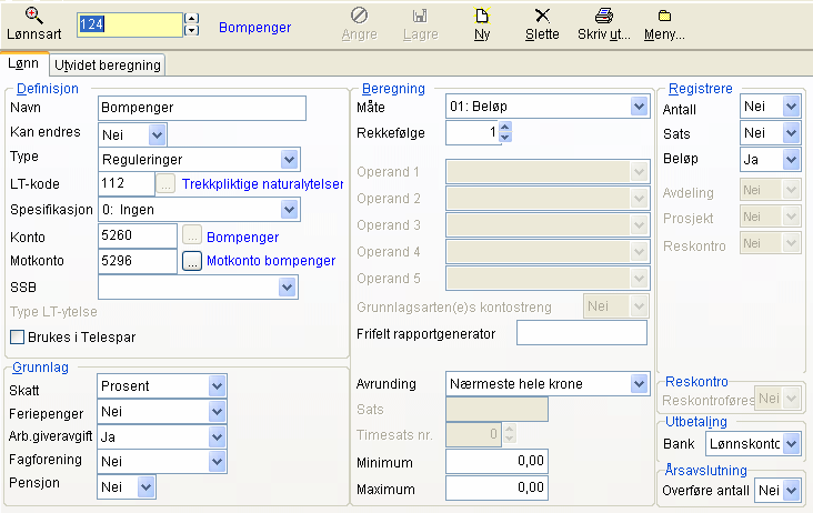 4. Ekstrakjøring Korrigere elektronisk kommunikasjon Hvis du har ført fordel for elektronisk kommunikasjon gjennom hele året og du skal korrigere fordelsbeløpet, gjør du følgende: 1.