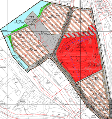 Planen fastsetter at Møllendal skal utvikles som et nytt byområde, med urban struktur, offentlige rom, og med utbygging av Kunsthøgskole, bolig og næring: Sentralt i området er den nye offentlige