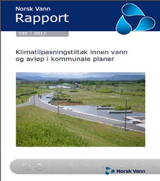 Norsk Vann veiledning i overvannshåndtering, rapport 144/2005.
