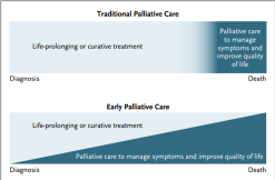 Palliativ medisin Anvendelig i hele kreftforløpet og til andre pasienter med kronisk sykdom Fører til optimal diagnostikk, behandling og omsorg for pasienten og pårørende i hele sykdomsforløpet