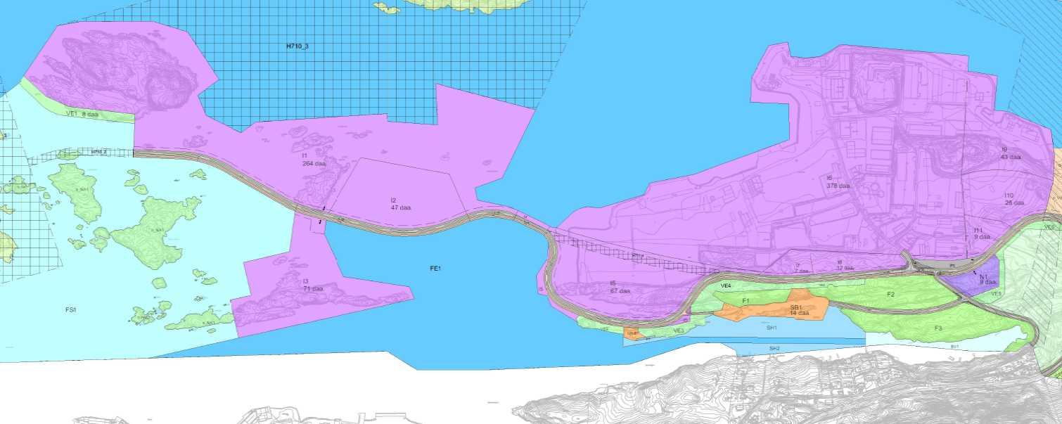 4 FORUTSETNINGER OG METODE 4.1 Utbyggingsområdene Den vestre delen av figur 1 viser det planlagte utbyggingsområdet Rota.