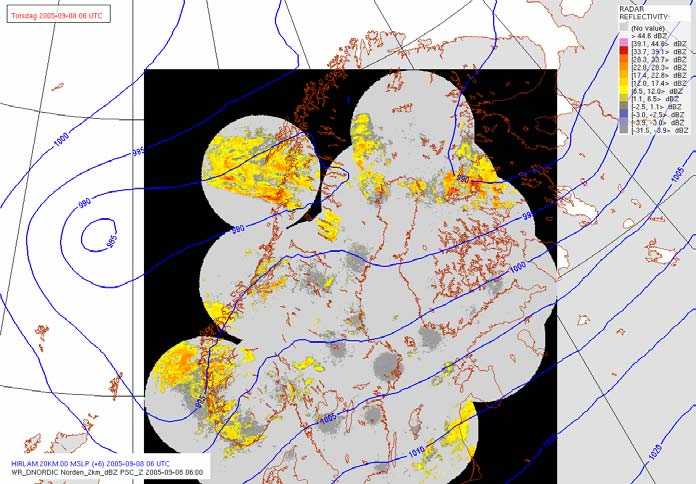 Observasjoner gjort fra luften Radiosondemålinger: Gassballonger med instrumenter hengende under blir sendt opp i atmosfæren.