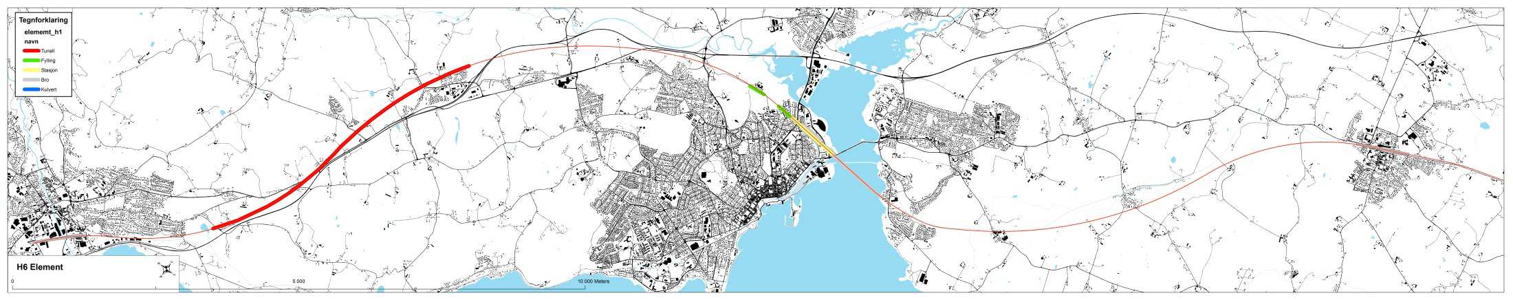 Høringsuttalelser - argumentasjon for H6 Høringsuttalelser innhold: Unngå strandsonen Samle veg og