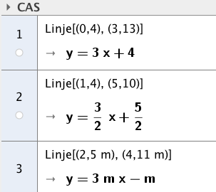 Løsninger til oppgvene i ok y y m 5m 6m x x 4 = = = = y y = ( x x ) y 5m= 3 m ( x ) y 5m= 3m x 6m y = 3m x m Løser oppgven i CAS: 3m 5.