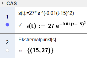 Løsninger til oppgvene i ok Oppgve 9 Skriver inn funksjonen i CAS og finner toppunktet.