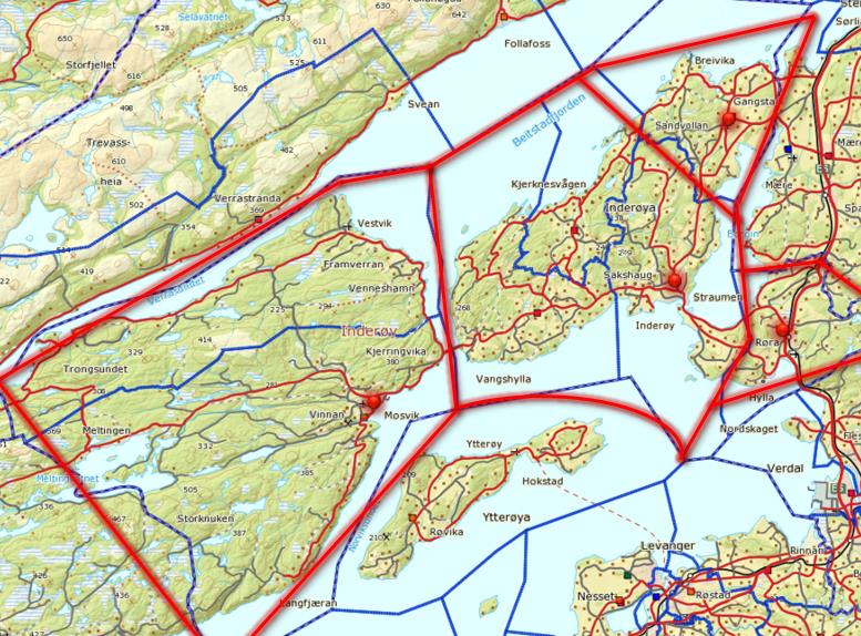 1. Utøy og Lyngstad slås sammen med Sakshaug