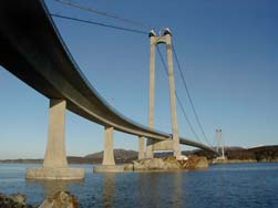 -1 Bru over Vistenfjorden, Skisseprosjekt KRN/SFE SFE 13 [4] Yi Sun-sin Bridge (Storebæltsbroen) Yeosu, Sør- Korea 1545m 213 [5] Runyang Bridge Yangtze River, China 149m 25 Norges lengste spenn