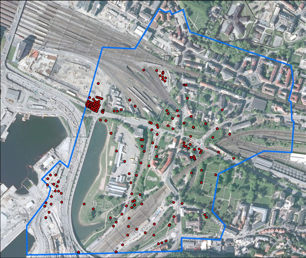 Boringer, enten kjerneboringer eller naverboring, er en måte å skaffe seg informasjon om kulturlags bevaringstilstand uten at en større utgravning må foretas.