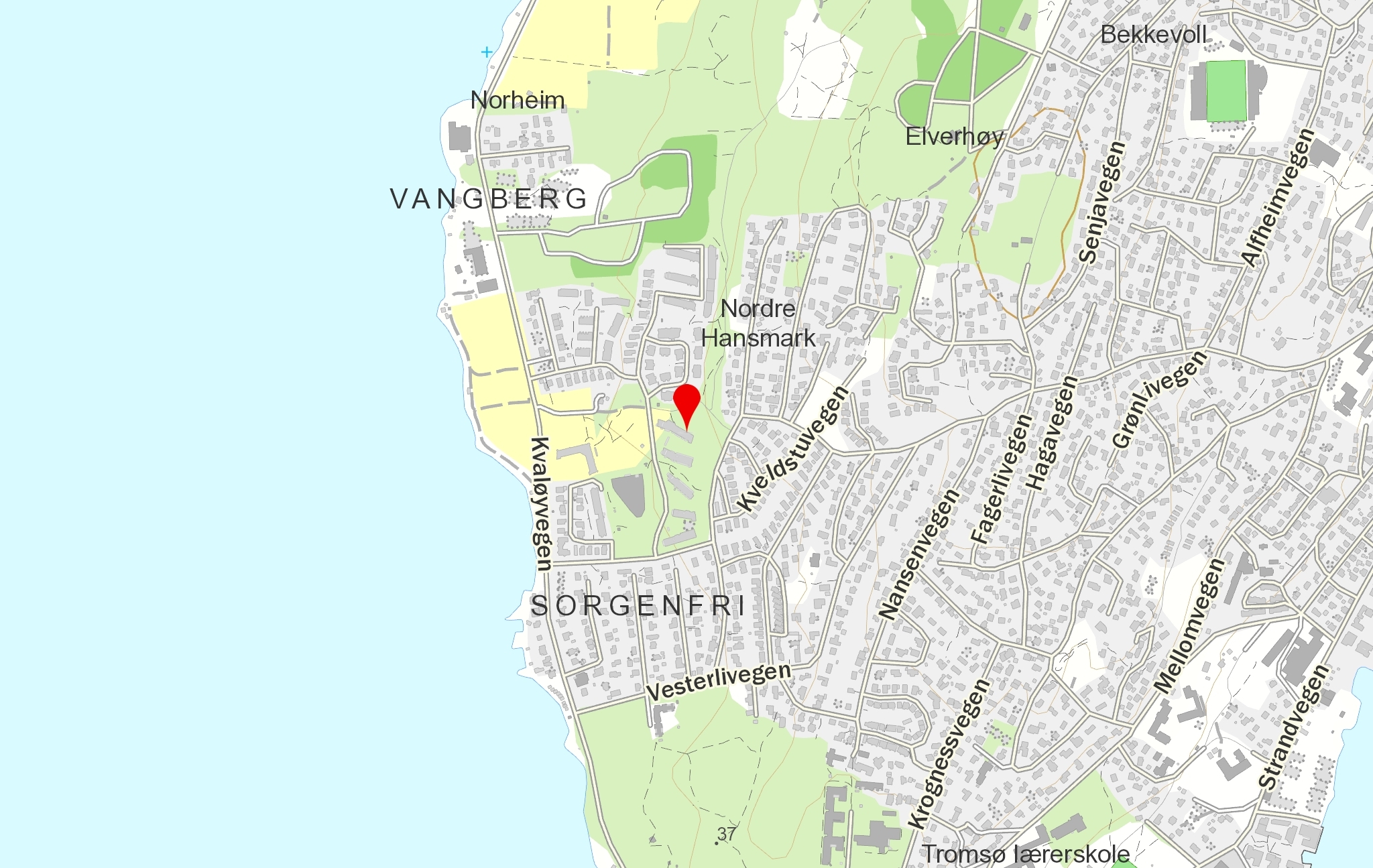 Kartene er levert av Geodata AS. Kartene skal ikke brukes som kilde eller fasit på f.eks.