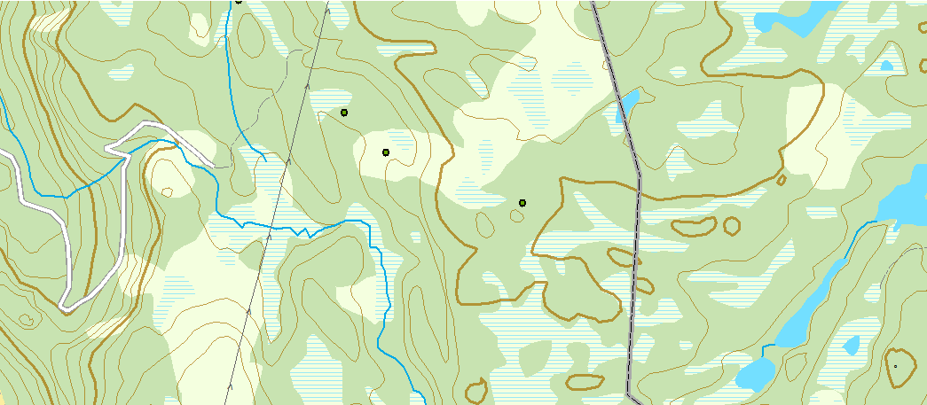 Kyrkjevatna (Gyland) (Flekkefjord, Vest-Agder). 480 Dufjell 362 Areal 2.