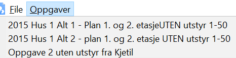 Velg farge og definer linjetykkelsen for utskrift. I dette eksempelet har jeg satt farge rød til penntykkelse 0.3 mm Gjør dette for alle fargene du vil definere i tegningen.