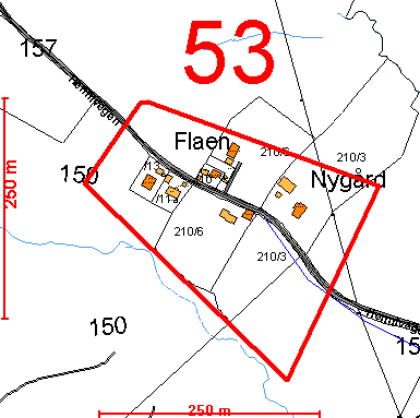 59 53. Flaen Beregningen viser at lokalt kommunalt anlegg bør vurderes nærmere.