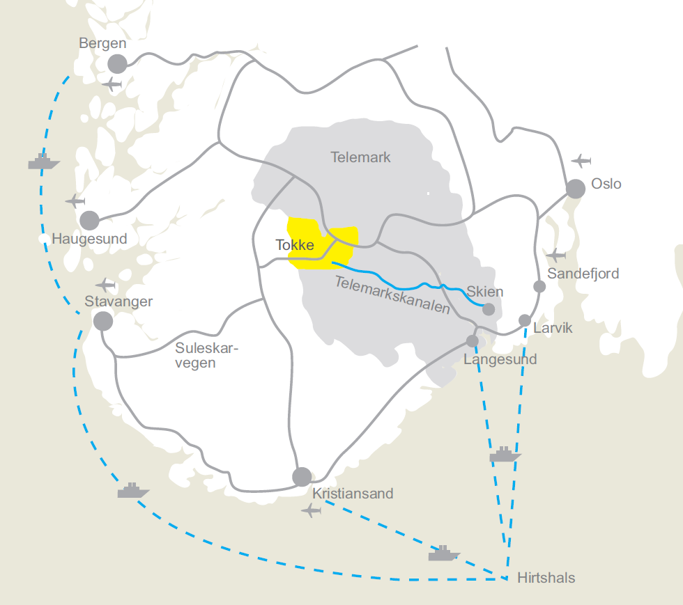 SAMFERDSEL, INFRASTRUKTUR E134 er ein nasjonal hovudveg mellom aust og vest som er særs viktig for utvikling av Tokke kommune og Vest Telemarkregionen i framtida.