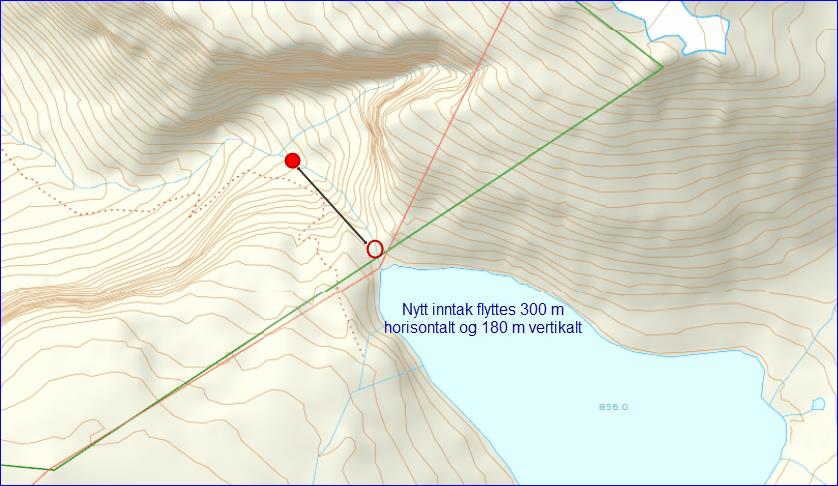 2.2.1 Hydrologi og tilsig (grunnlaget for dimensjonering av kraftverket) Nedbørsfeltet vil auke frå 6,6 km² til 7,1 km², noko som utgjer 7,5 %.