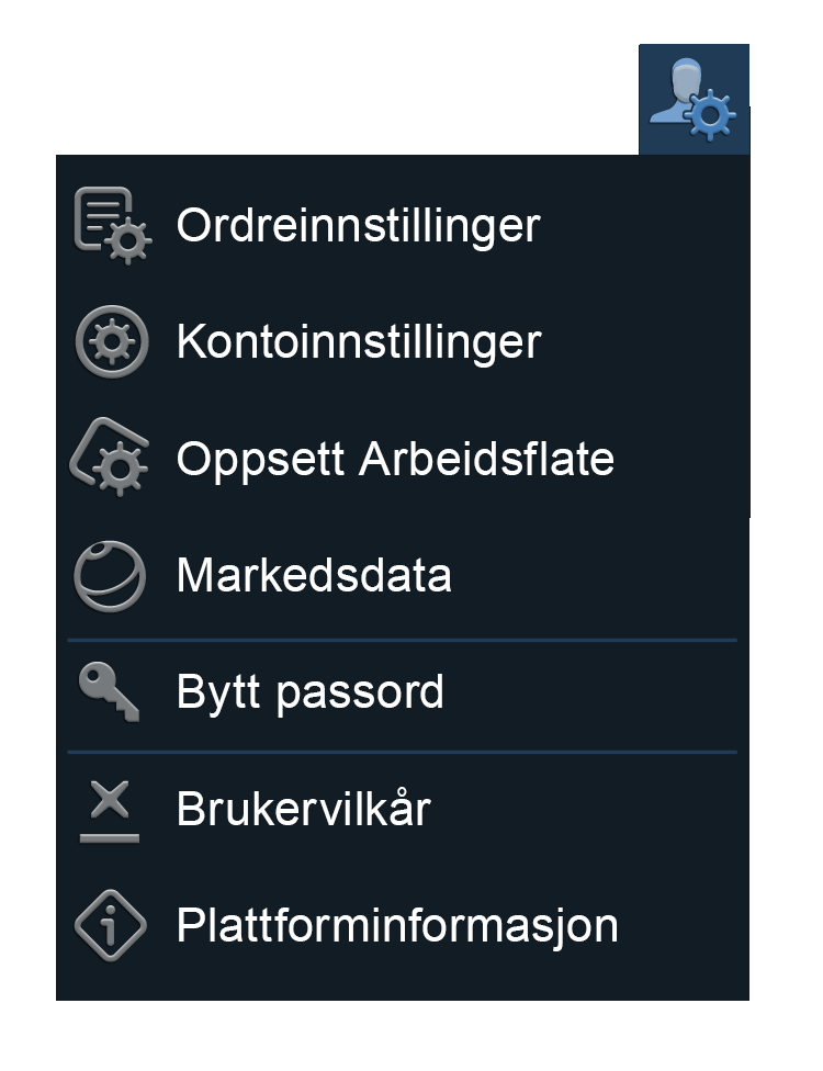 12. Innstillinger Sørg for t u setter opp in tringkonto etter ine personlige ehov ve å ruke en rekke inneyge kontoinnstillinger.