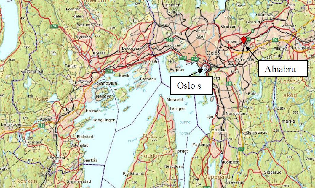 Statens havarikommisjon for transport Side 6 1. FAKTISKE OPPLYSNINGER 1.1 Hendelsesforløp Onsdag 9. januar kolliderte et skift med materiellet til tog 5509 i spor C31 på Alnabru stasjon.