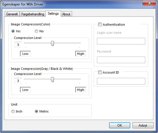 Klargjøring for bruk Stille inn WIA driveren (Windows Vista, Windows Server 2008 og Windows 7) Registrer denne maskinen i WIA driveren.