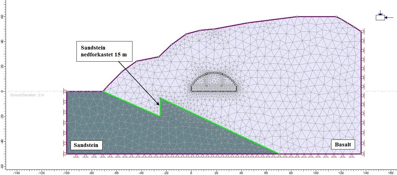 mulig virkelighetsnær topografi. Det tilgjengelige kartet var av dårlig kvalitet, og det gjorde det vanskelig å se høydekvotene.