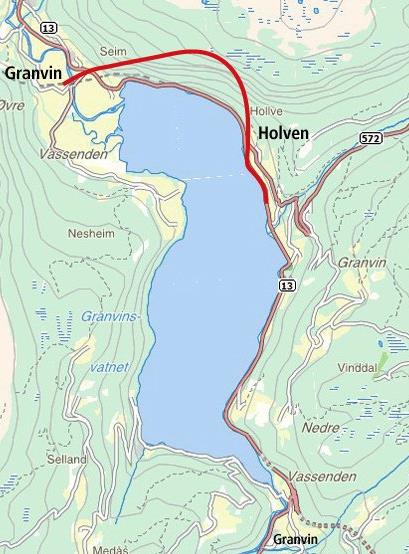 «Jobergtunnelen» Tunell 2 km, veg i