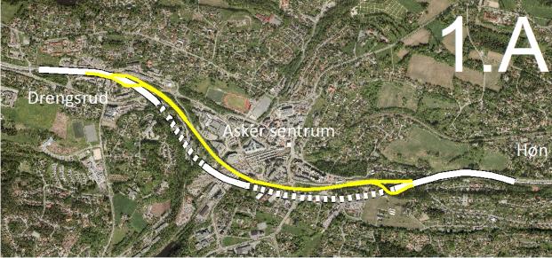 Statens vegvesen Region øst 0 Sammendrag boligområder. E18 ligger som en funksjonell, visuell og støymessig barriere rett sør for sentrum. Sør for denne ligger nærings- og boligbebyggelse.