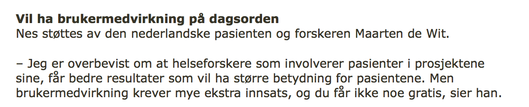 Policy Forskning og innovasjon til pasientens beste.