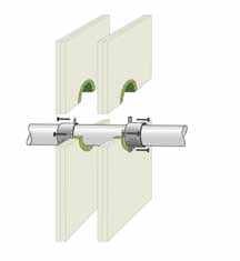 Monteringsanvisning Rørmansjett Utførelsesdetaljer for tekniske gjennomføringer Side 4 av 4 SINTEF 030-0218 rørmansjett PLASTRØR PVC/VP/PP/PE/FRIAPHON BRANNMOTSTAND EI 60 GIPSVEGGER PLASTRØR